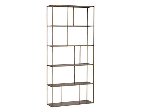 EIFFEL BOOKCASE - ANTIQUE BRASS