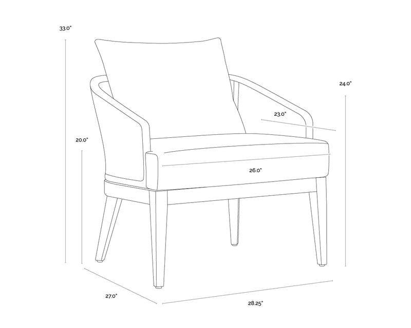 Capri Outdoor Lounge Chair