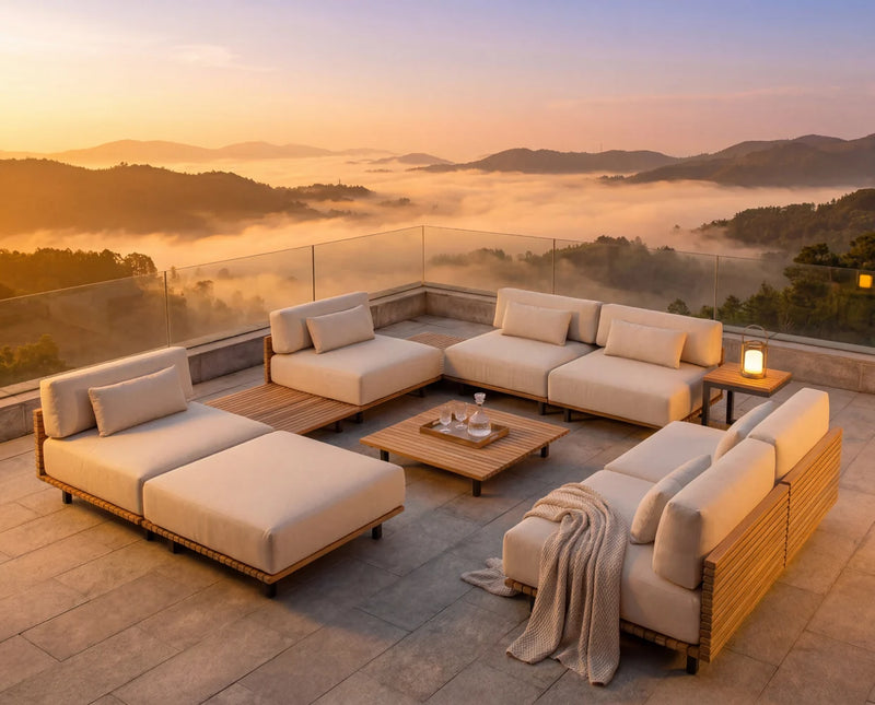 Geneve Modular Armless Outdoor Chair
