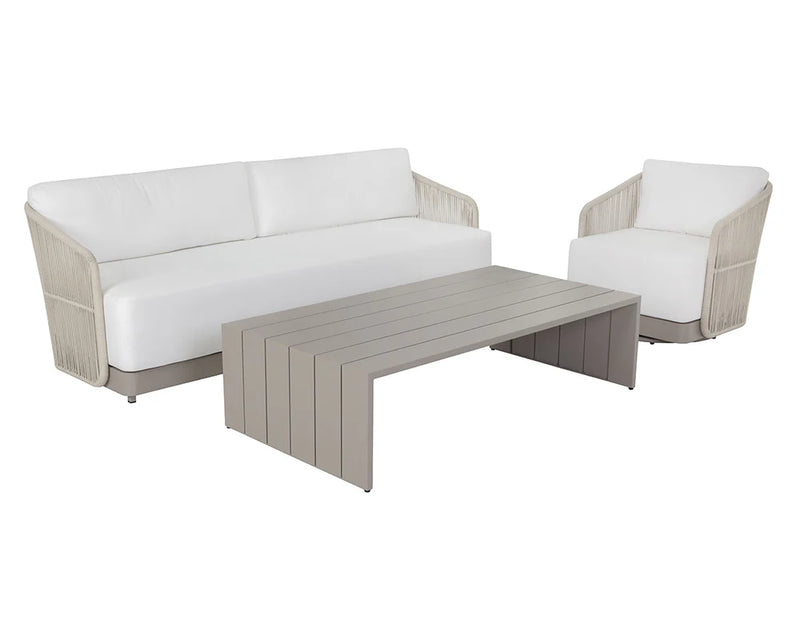 Allariz Sofa - Greige - Fabric