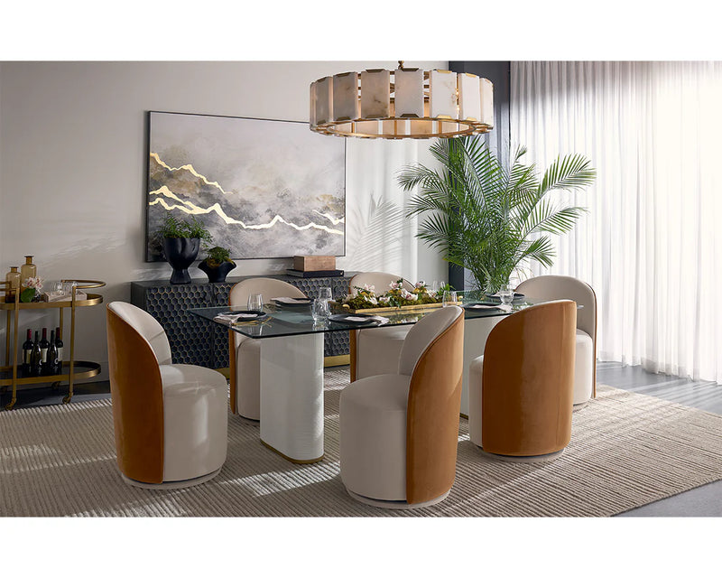 Aemond Luxury Dining Table Sunpan