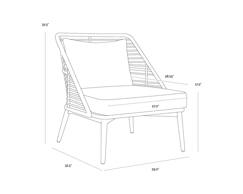 Andria Outdoor Lounge Chair