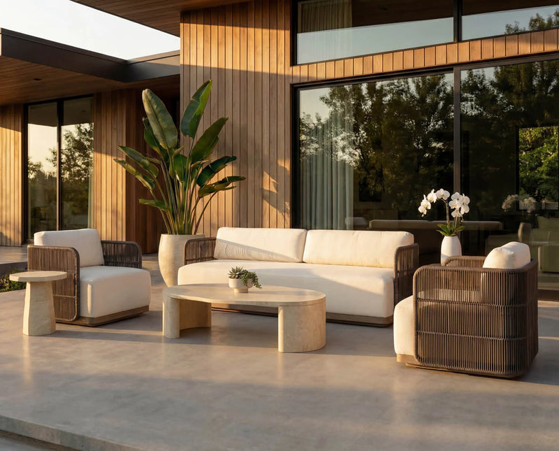 Ravenna Swivel Outdoor Armchair