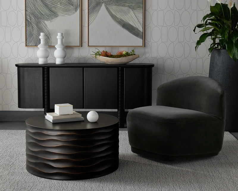 Soraya Swivel Armless Chair