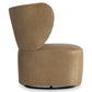 Oliver Leather Swivel Chair