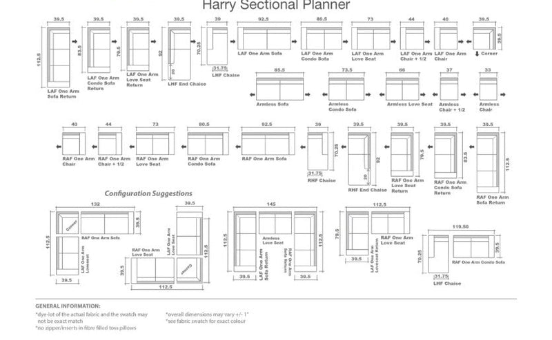 Harry Sectional Sofa