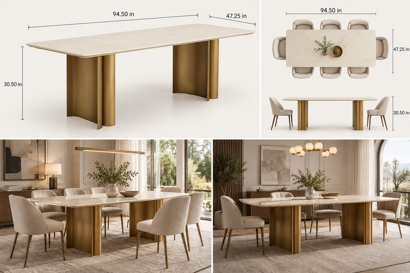 Astara Dining Table- 94.5"