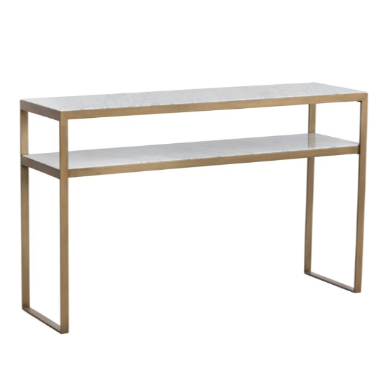 Evert Console Table - White