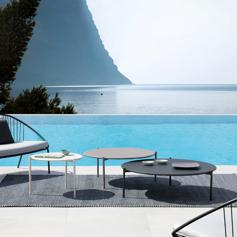 Aria Round Outdoor End Table Small