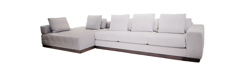 Lawrence Sectional Sofa Double Back Cushion