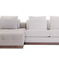 Lawrence Sectional Sofa Double Back Cushion