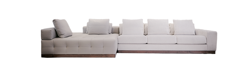 Lawrence Sectional Sofa Double Back Cushion