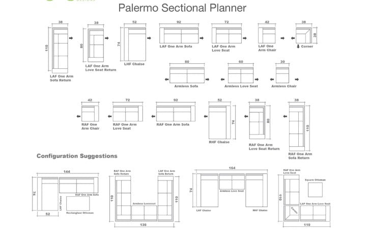 Palermo Sectional Sofa
