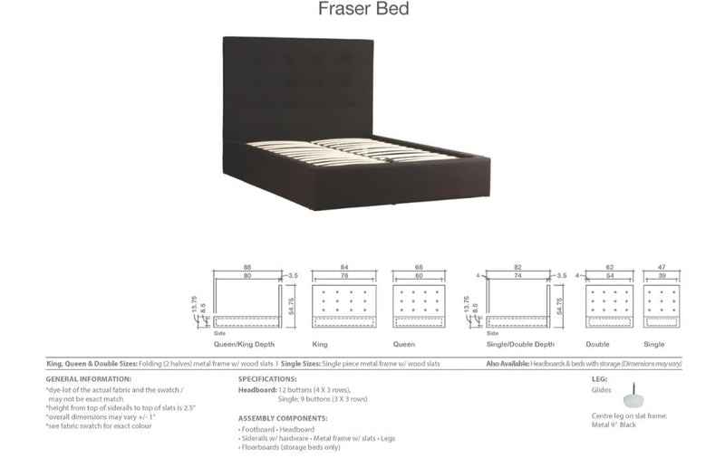 Fraser Bed