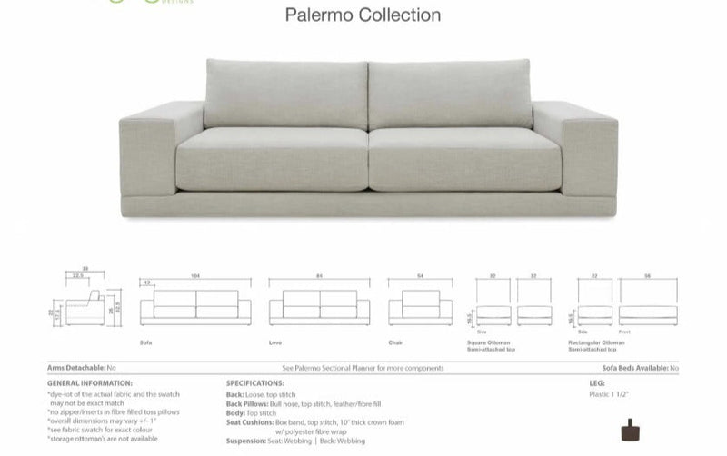 Palermo Sectional Sofa