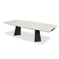 PRISM Double Extension Dining Table in Carrera
